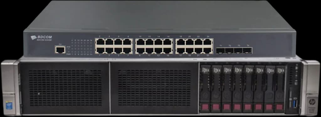 YeoVeo OTT hosting and head-end hardware infrastructure in regional rack YeoVeo OTT hosting and head-end hardware infrastructure in regional rack